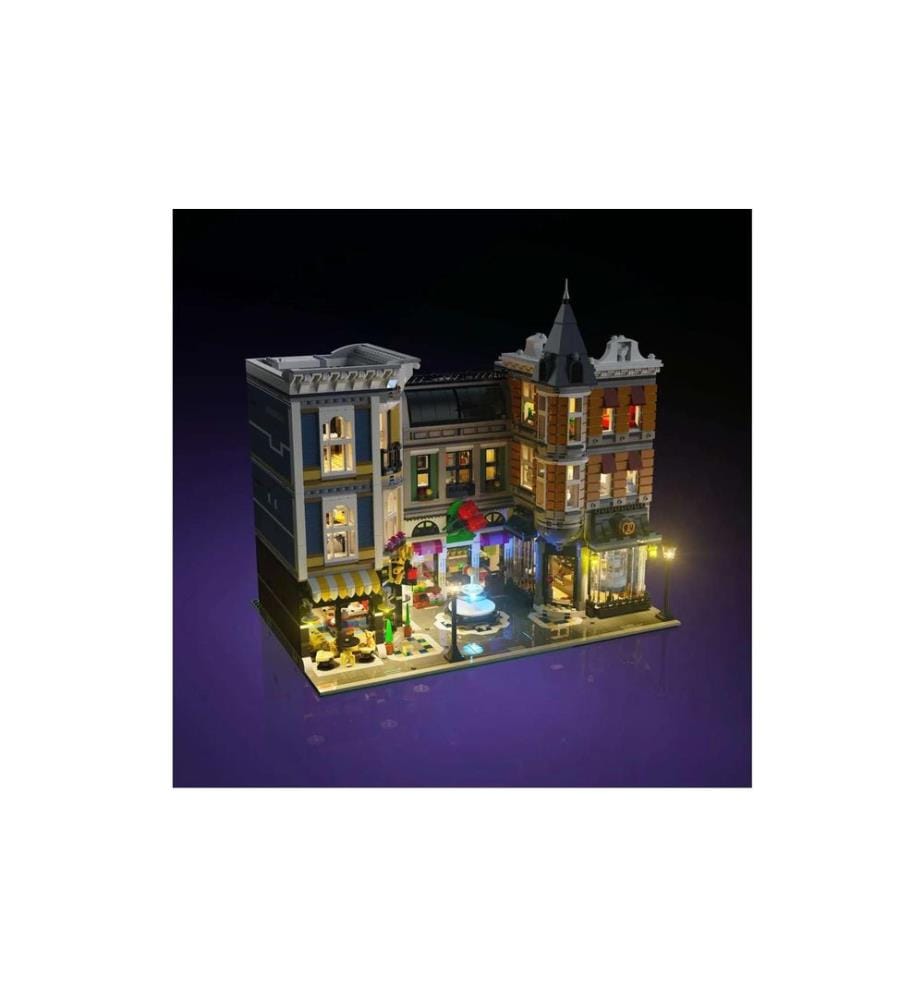 Kit d'éclairage LED Light My Bricks pour LEGO® LMB 2.0 pour 10255 Vie de quartier