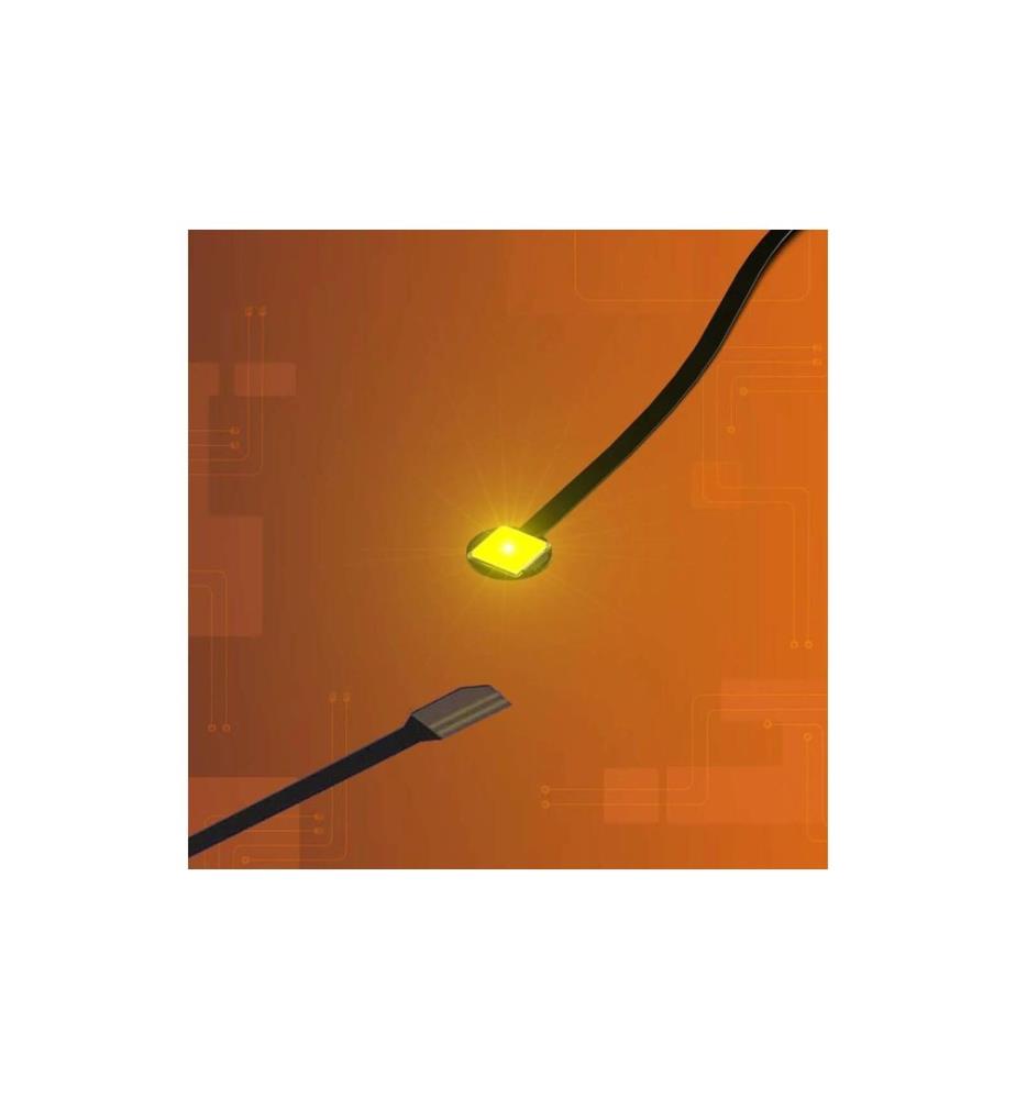 Light My Bricks LED Astro 2.0 Grand Jaune avec câble plat de 30 cm Lot de 4