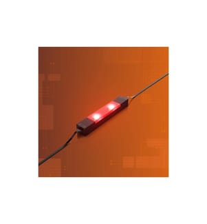 Light My Bricks 2.0 Brique lumineuse LED Météore 1 x 6 Rouge Lot de 2
