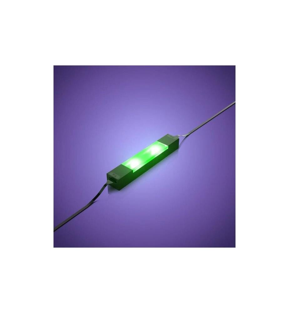 Light My Bricks Bloc LED 2.0 Meteor 1 x 6 Vert lot de 2