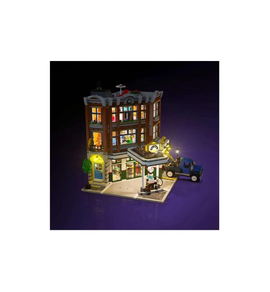 Light My Bricks Kit d'éclairage LED pour LEGO® LMB 2.0 pour 10264 Garage d'angle