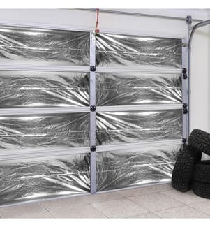Kit d'Isolation pour Porte de Garage - 7.6 x 0.75 m - Argenté