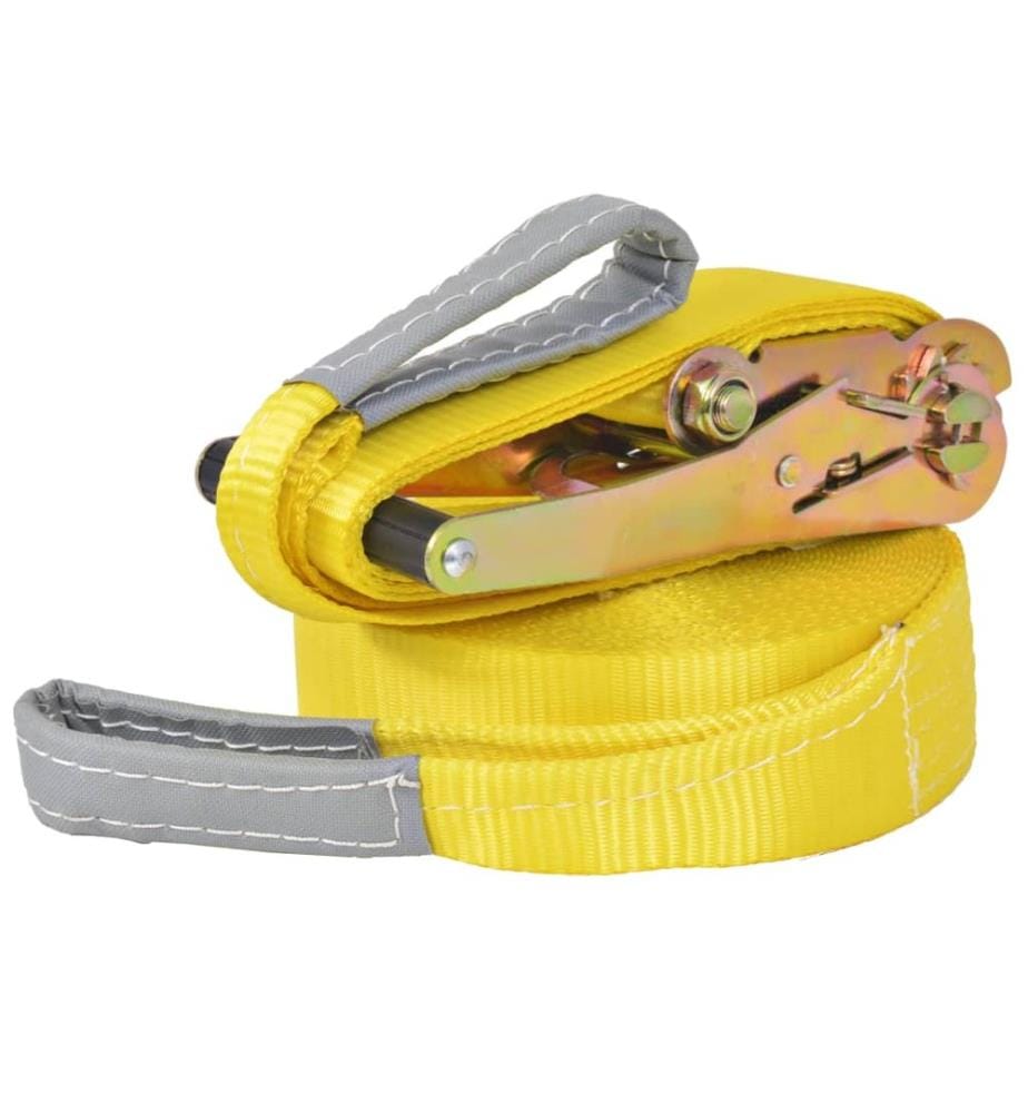 Corde lâche pour slackline 15 m x 50 mm 150 kg Jaune