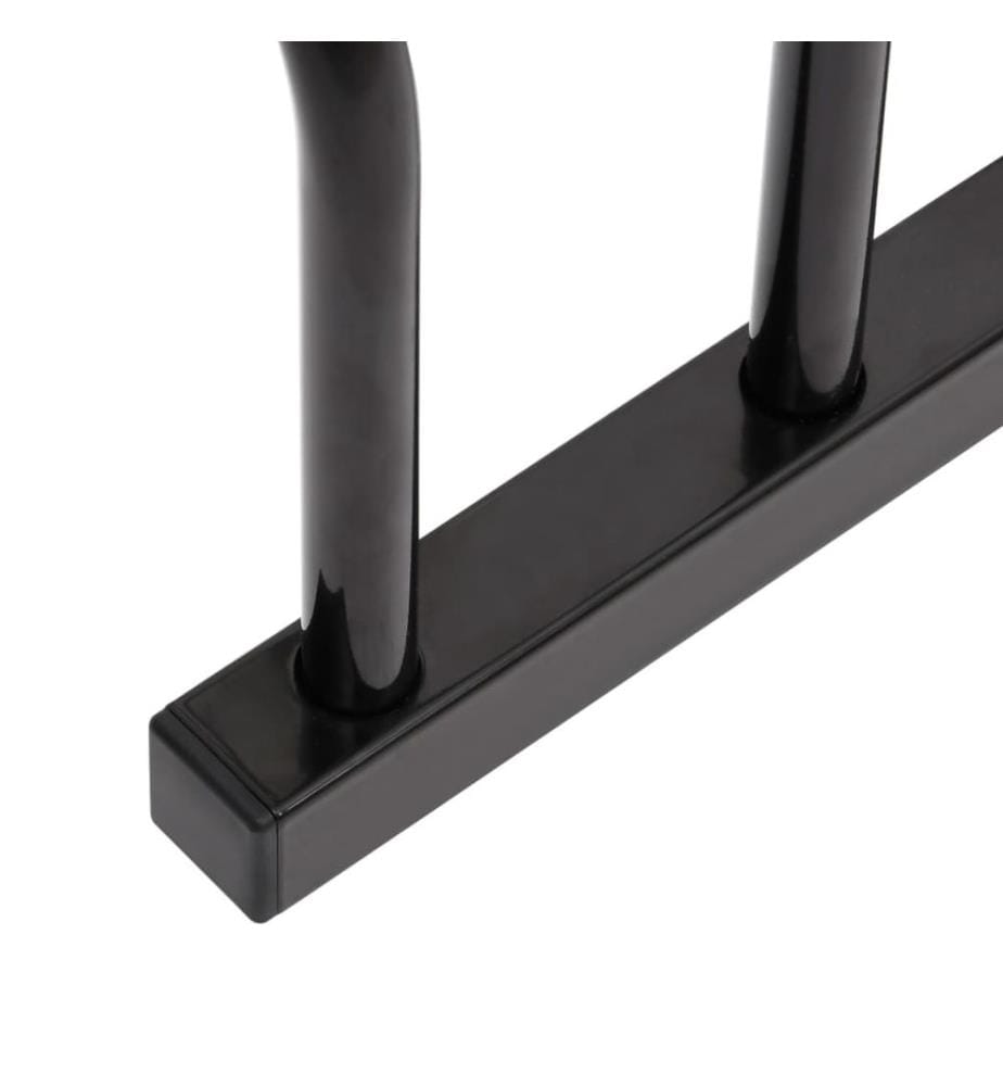 Porte-vélos pour 2 vélos noir acier