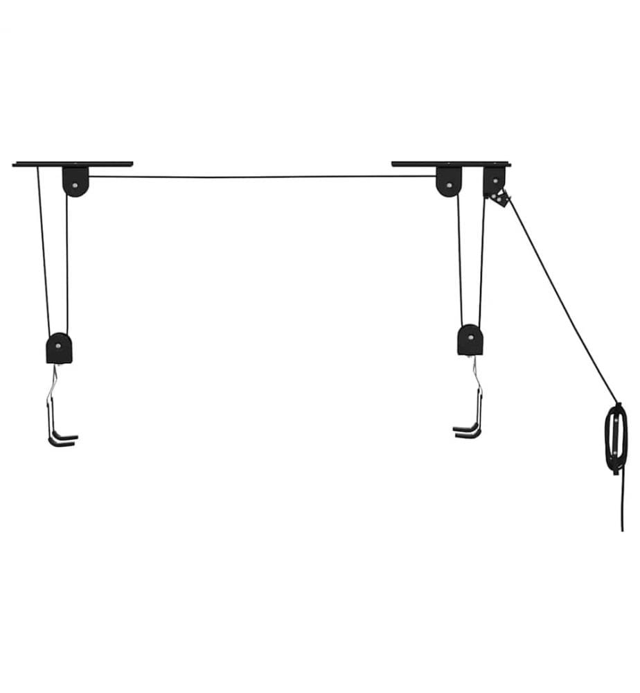 Palans à vélo avec support de plafond 2 pcs 20 kg