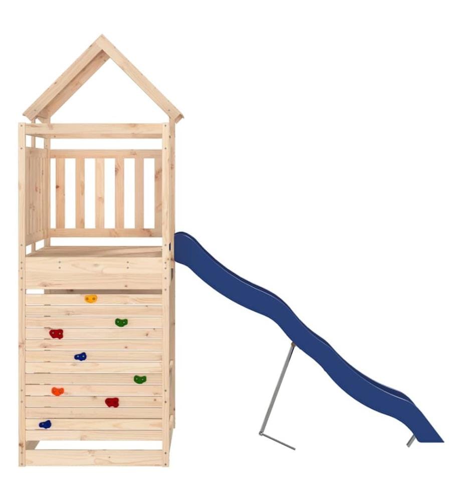 Spielturm Massivholz Kiefer