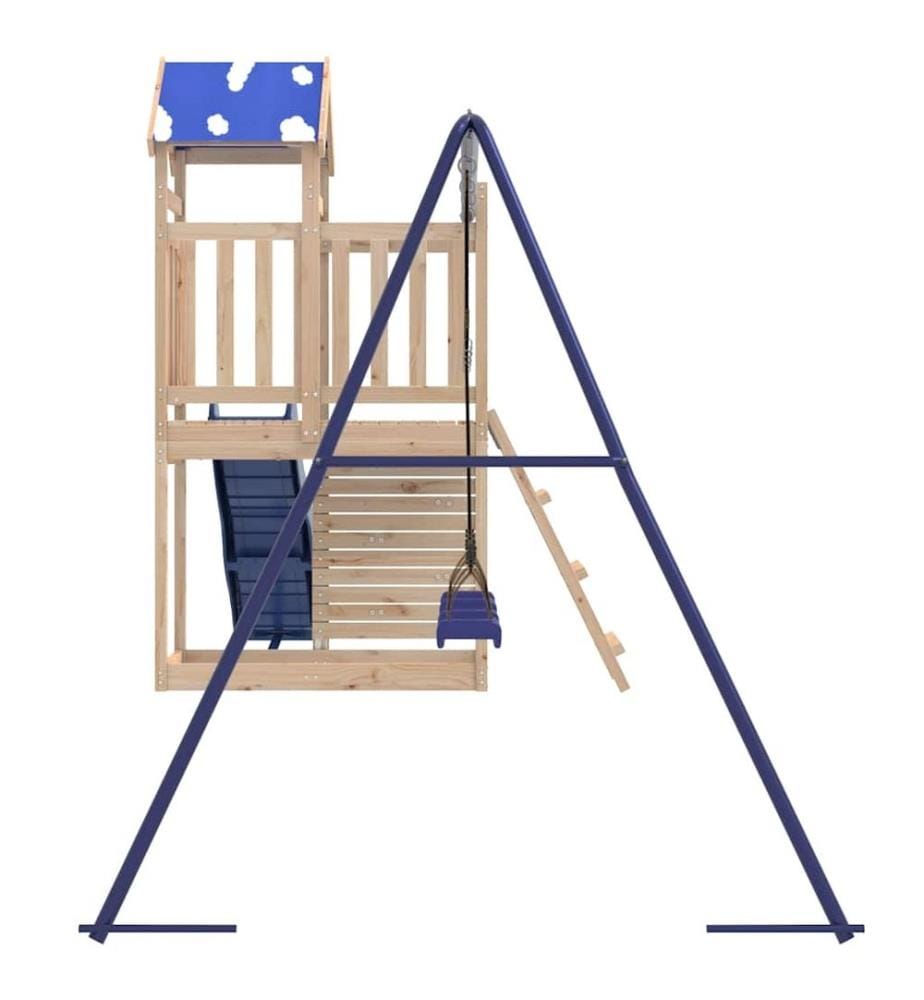 Spielturm Massivholz Kiefer