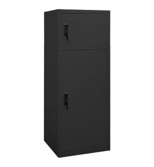 Armoire à selles Anthracite 53x53x140 cm Acier