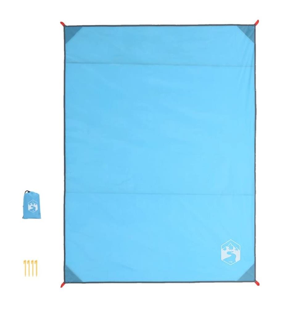 Picknickdecke mit Heringen Blau 205x155 cm