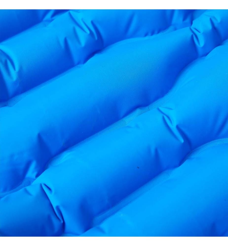 Selbstaufblasende Isomatte mit Kissen Blau