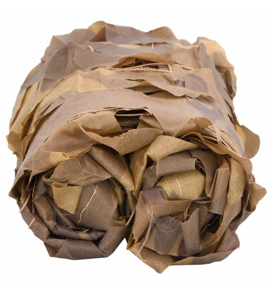 Tarnnetz mit Aufbewahrungstasche 312x140 cm Sandfarbe
