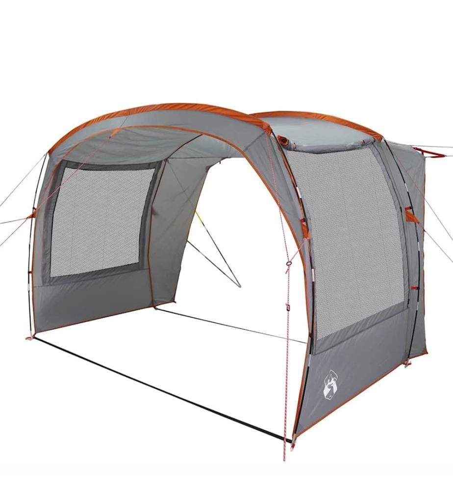 Tente de voiture gris et orange imperméable