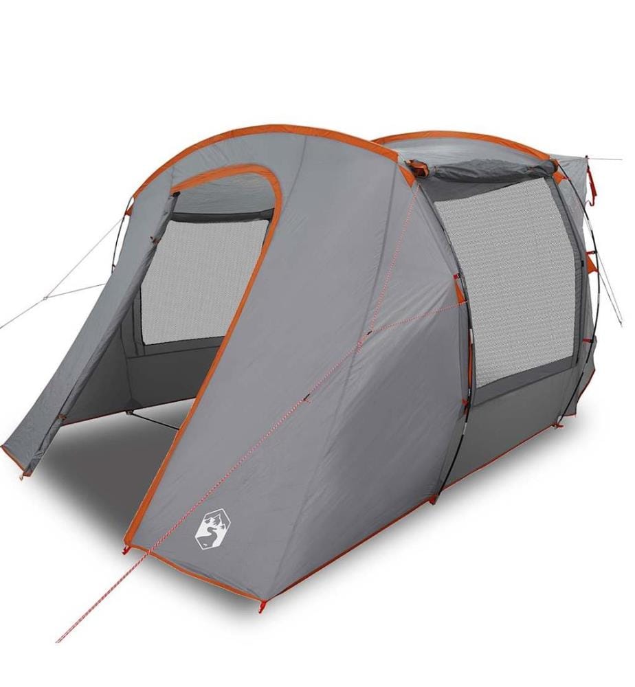 Tente de voiture gris et orange imperméable