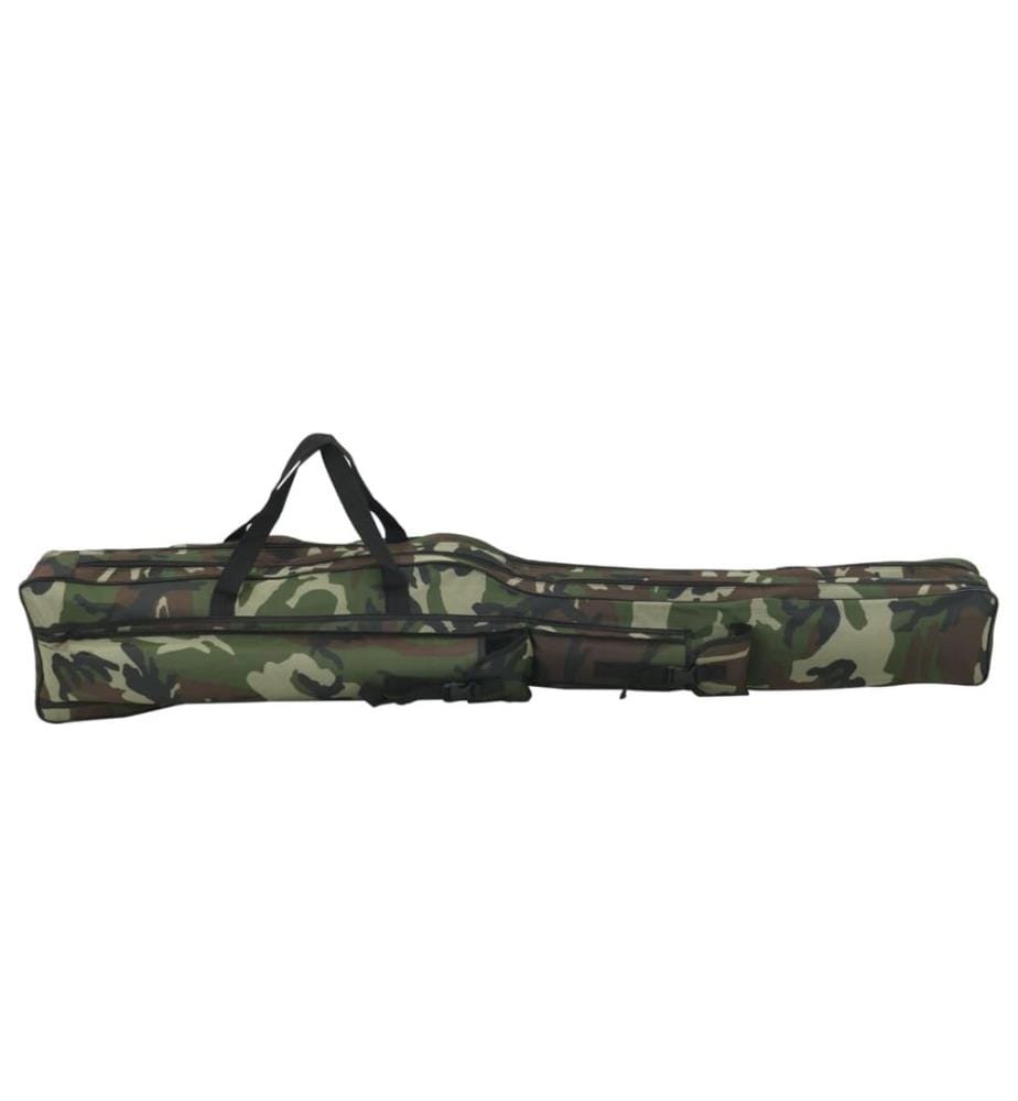 Sac de canne à pêche vert camouflage 150 cm tissu oxford