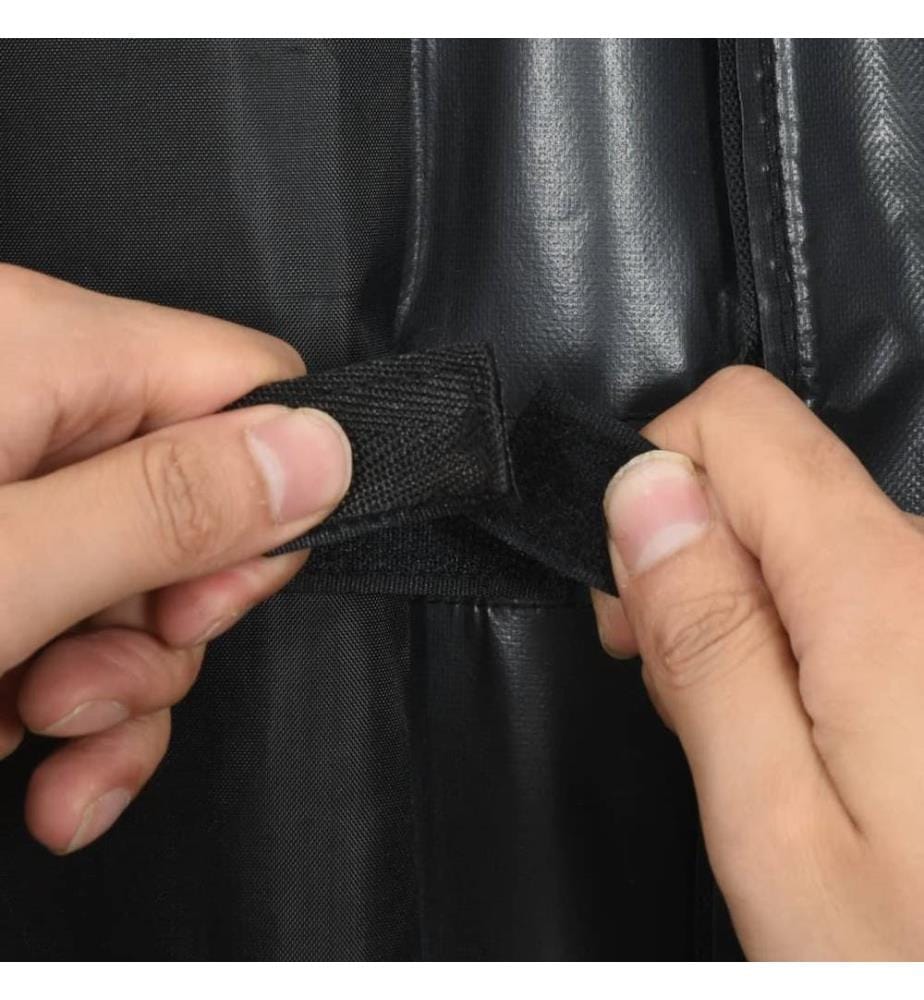 Angelrutentasche Schwarz 150 cm Oxford-Gewebe