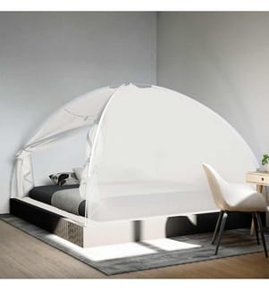 Moustiquaire mongole avec portes 220 maille blanc 200x200x135cm