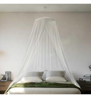 Moustiquaire pour lit 220 maille blanc 56x56x220 cm