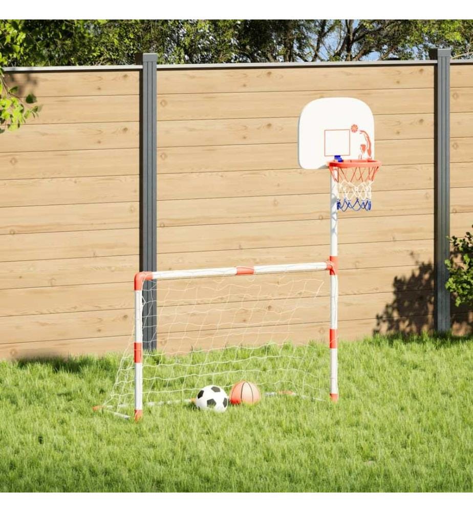 Ensemble football et basket-ball pour enfants avec ballons
