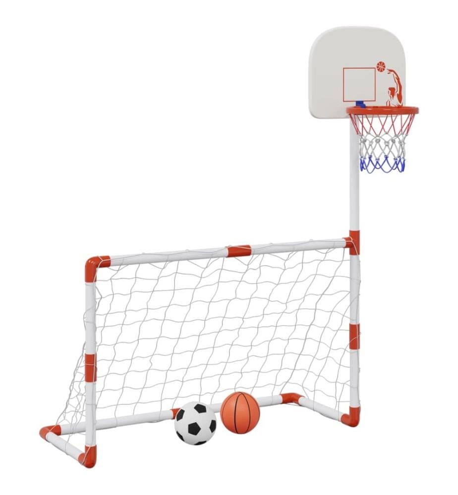Ensemble football et basket-ball pour enfants avec ballons