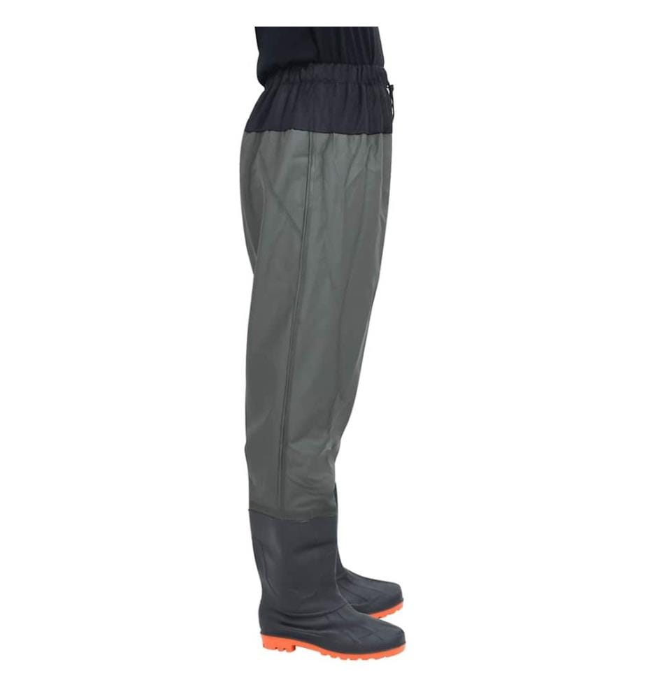 Cuissardes avec bottes vert foncé taille 38