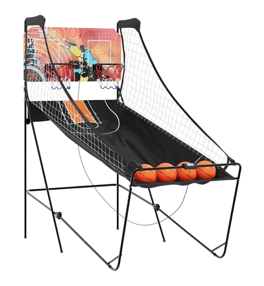 Machine d'arcade de basket avec 4 balles pour 2 joueurs