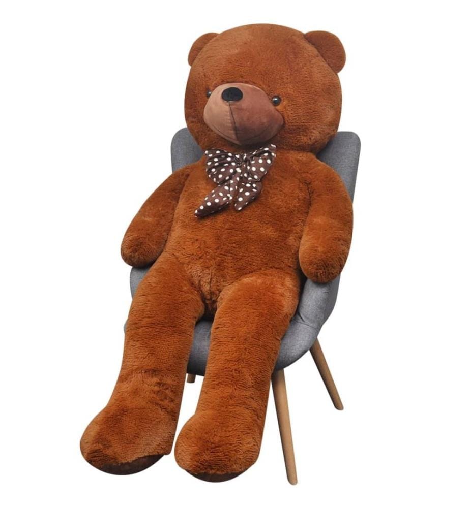 Weicher XXL-Plüsch-Teddybär Braun 135 cm