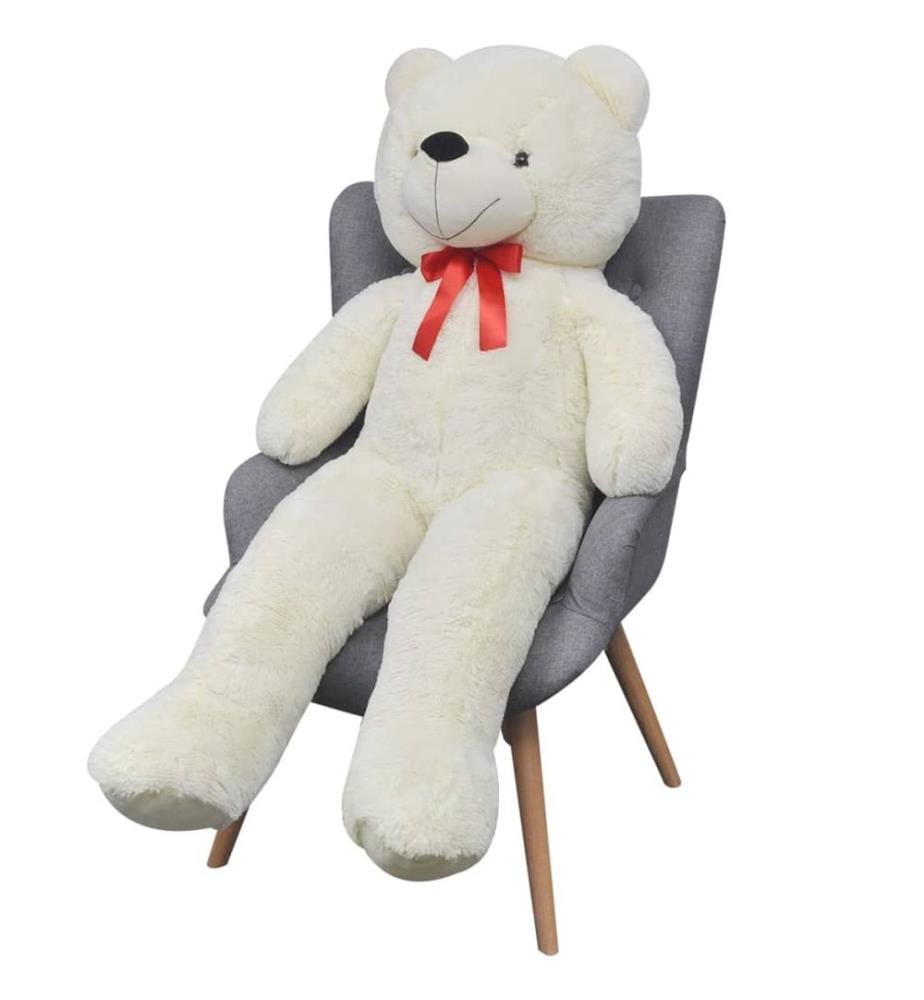 Teddybär Kuscheltier Plüsch Weiss 242 cm