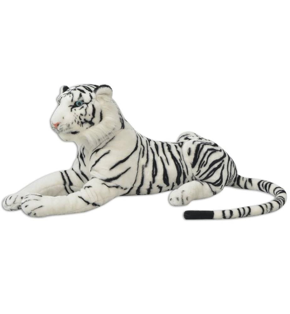 Tiger Plüschtier Weiss XXL