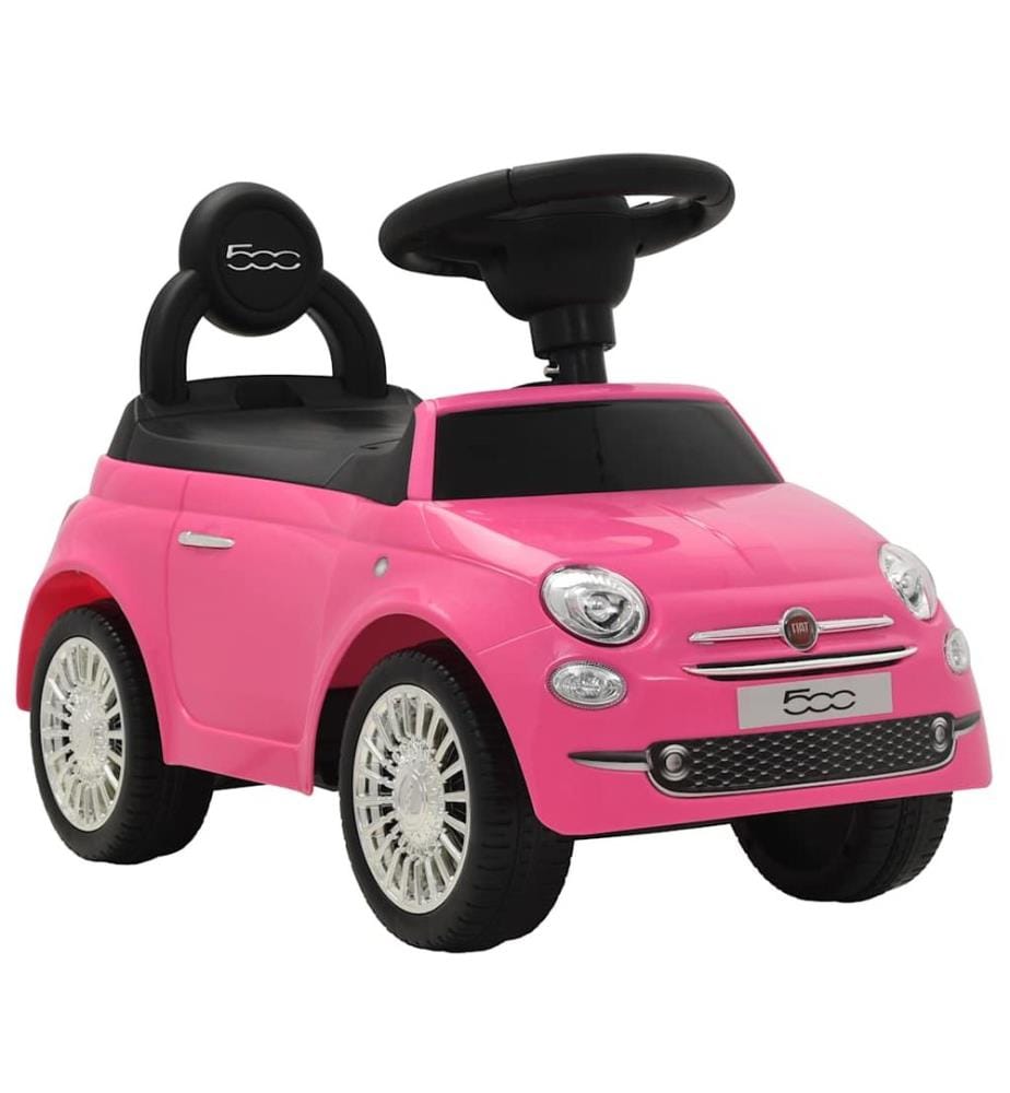 Kinder-Aufsitzauto Fiat 500 Rosa