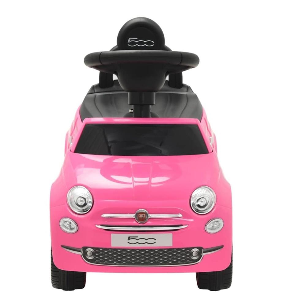 Kinder-Aufsitzauto Fiat 500 Rosa