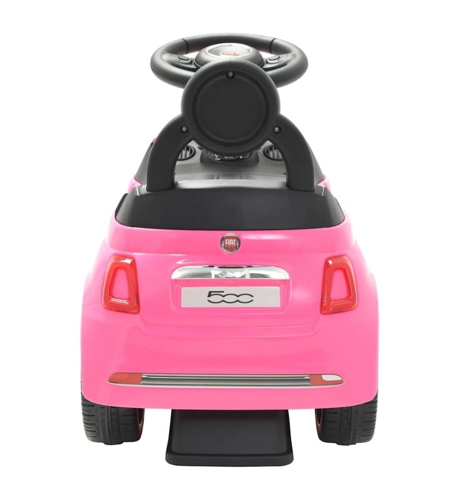 Kinder-Aufsitzauto Fiat 500 Rosa