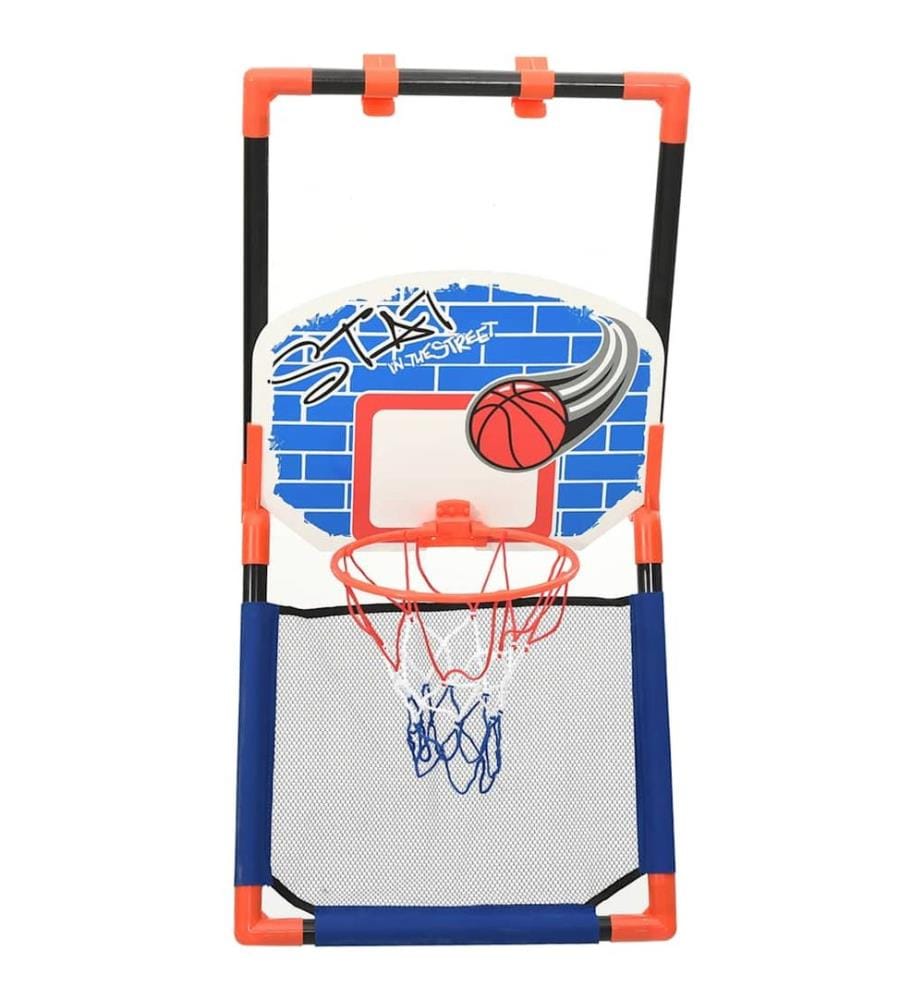 Ensemble basket multifonctionnel de porte et mur pour enfants