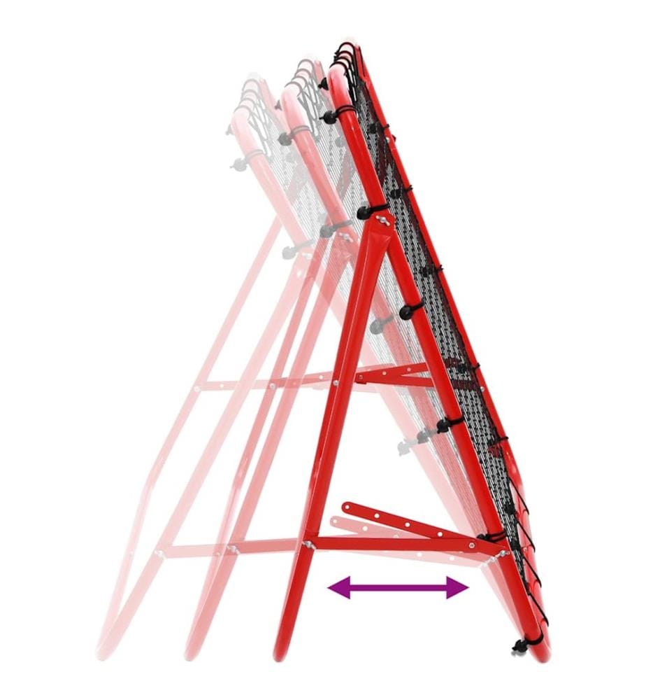 Verstellbarer Fussball Kickback Rebounder 100x100 cm