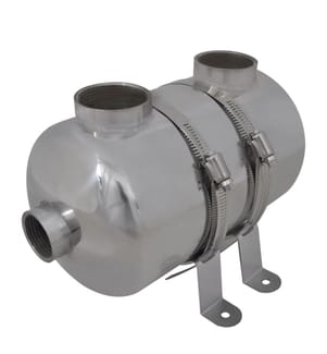 Échangeur de chaleur pour piscine 292 x 134 mm 28 kW