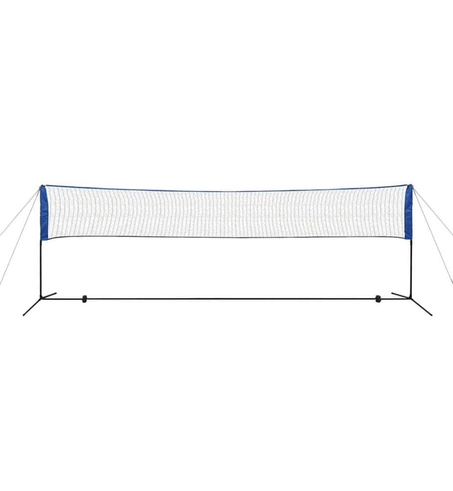 Badmintonnetz-Set mit Federbällen 500 x 155 cm