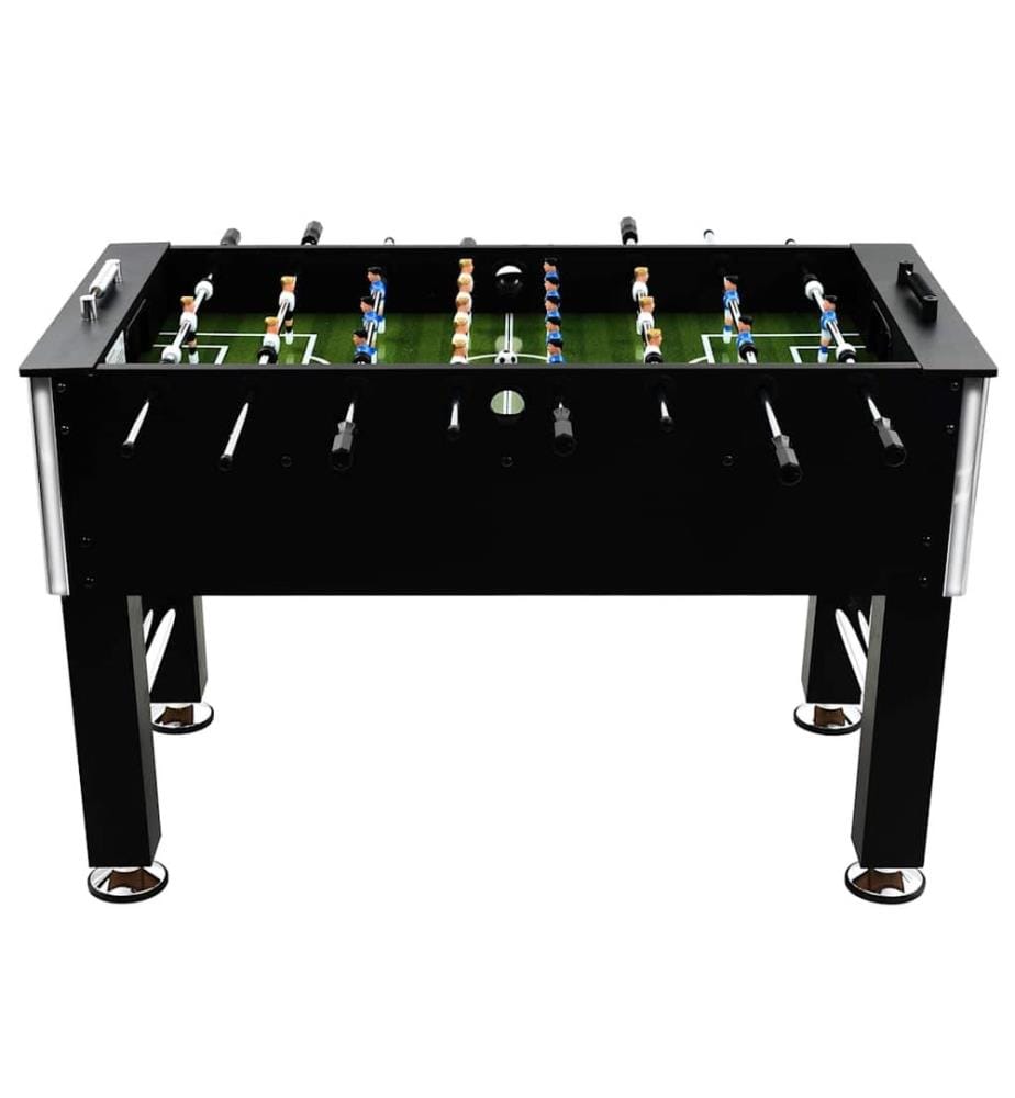 Table de football Acier 60 kg 140 x 74,5 x 87,5 cm Noir