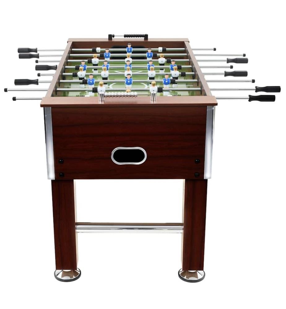 Kickertisch Stahl 60 kg 140 x 74,5 x 87,5 cm Braun