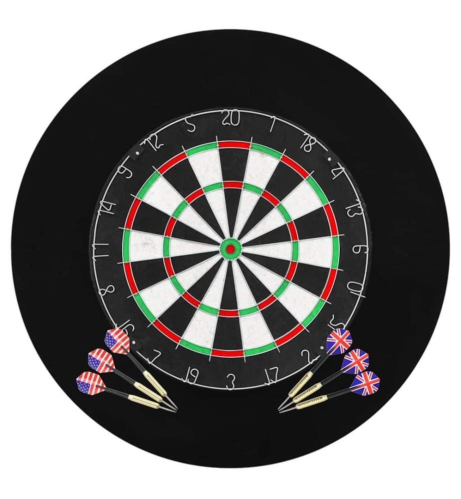 Professionelles Dartboard Sisal mit 6 Darts und Surround