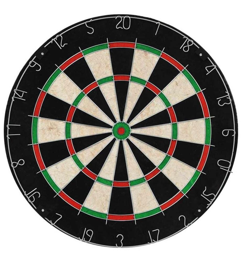 Professionelles Dartboard Sisal mit 6 Darts und Surround