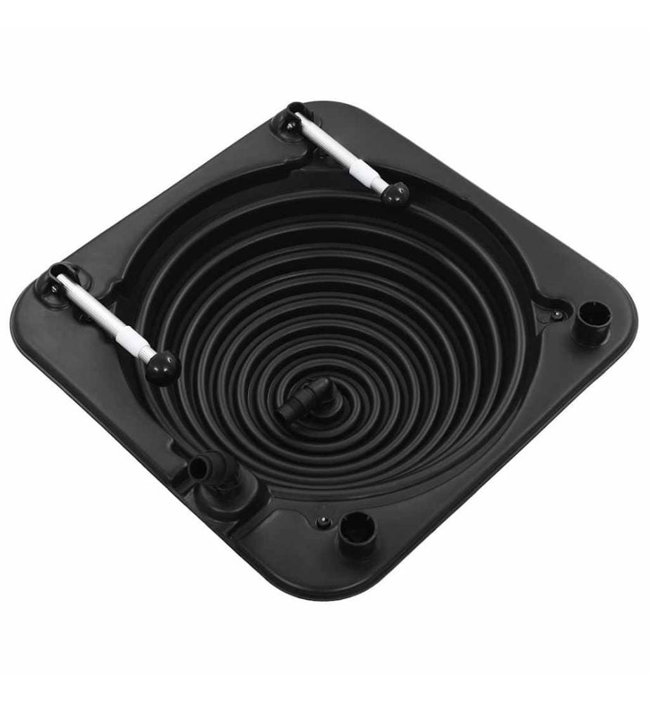 Solar-Poolheizung 75 x 75 x 36 cm HDPE Aluminium