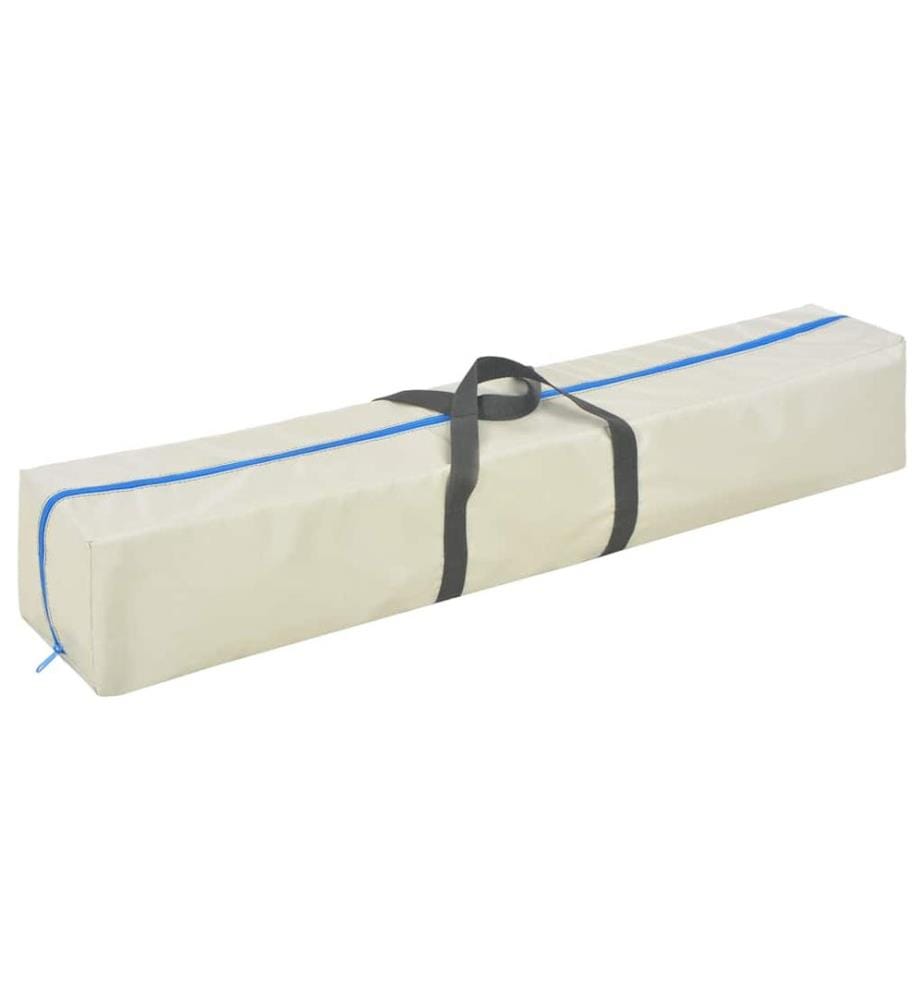 Aufblasbare Gymnastikmatte mit Pumpe 400x100x10 cm PVC Rosa