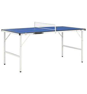 5-Fuss-Ping-Pong-Tisch mit Netz 152 x 76 x 66 cm Blau