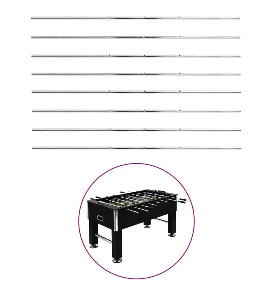 Tiges de baby-foot 8 pcs 15,9 mm