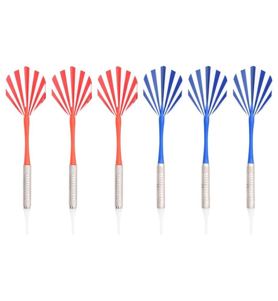Elektrische Dartscheibe mit Darts Schwarz Polypropylen