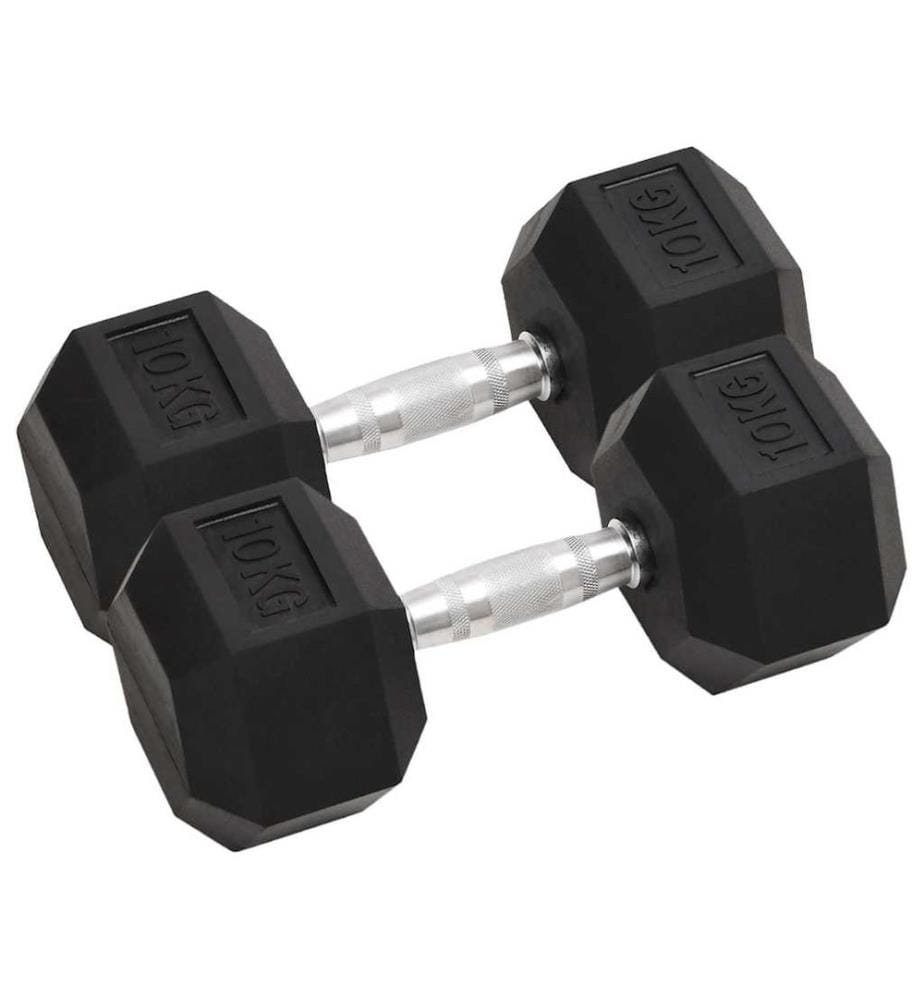 Kurzhanteln 2 Stk. 20 kg Gesamt Gusseisen