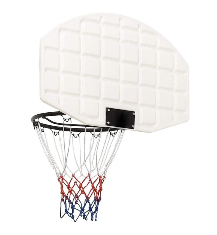 Basketballkorb Weiss 71x45x2 cm Polyethylen