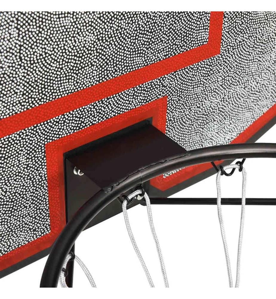 Basketballkorb Schwarz 90x60x2 cm Polyethylen