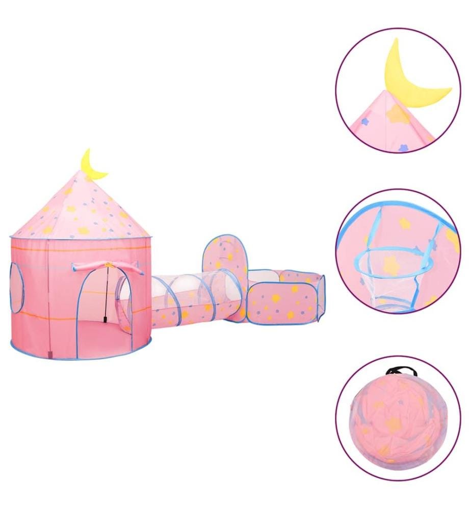 Spielzelt für Kinder Rosa 301x120x128 cm