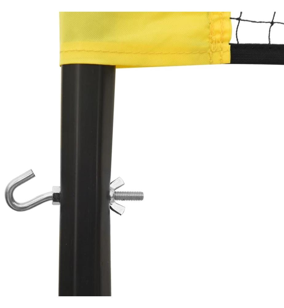 Filet de volley-ball jaune et noir 823x244 cm PE tissu