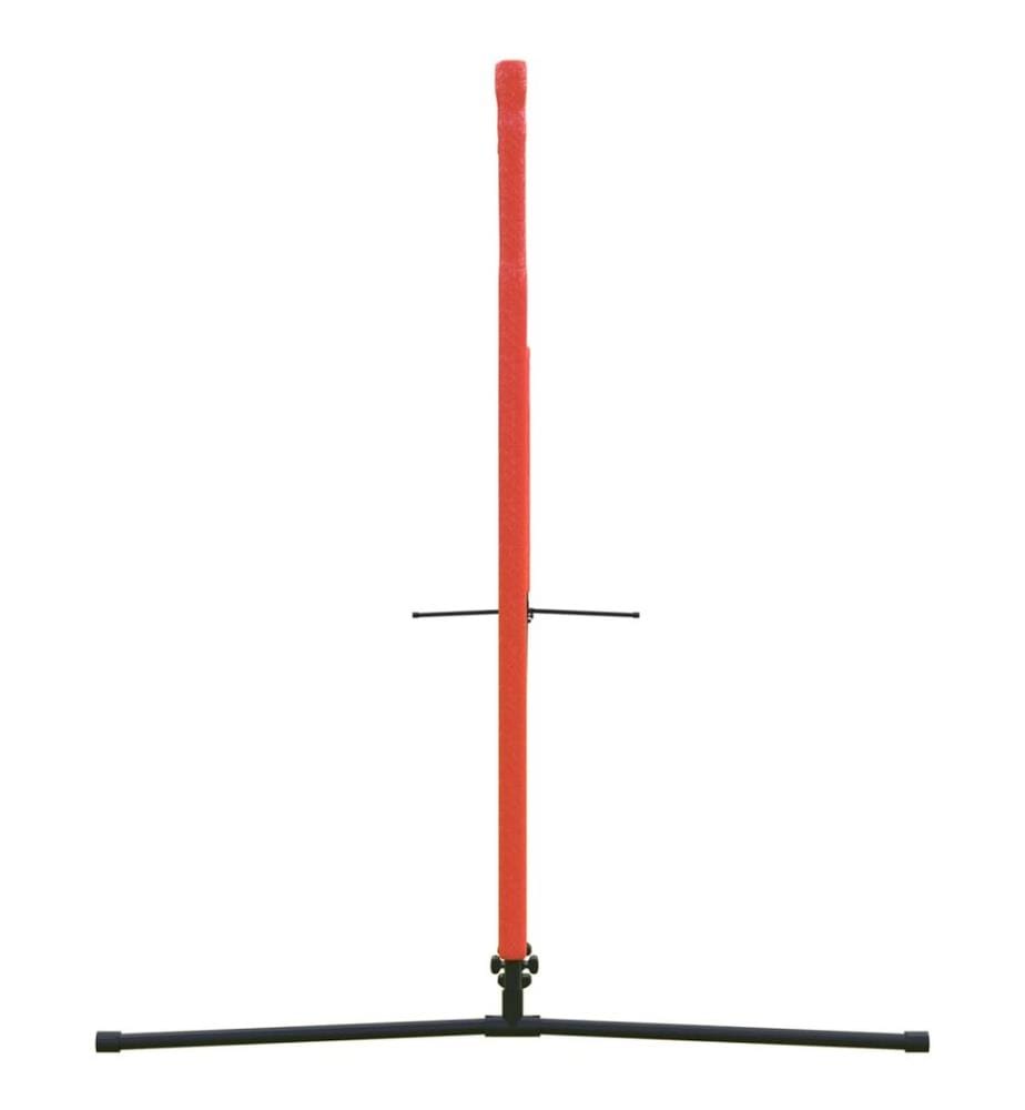 Tennisnetz Schwarz und Rot 500x100x87 cm Polyester